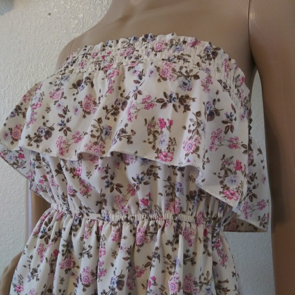 Maurices Floral print strapless Dress - Picture 3 of 8